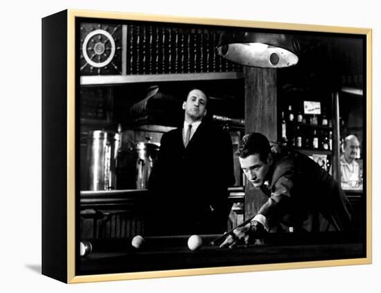 The Hustler, George C. Scott, Paul Newman, 1961-null-Framed Stretched Canvas