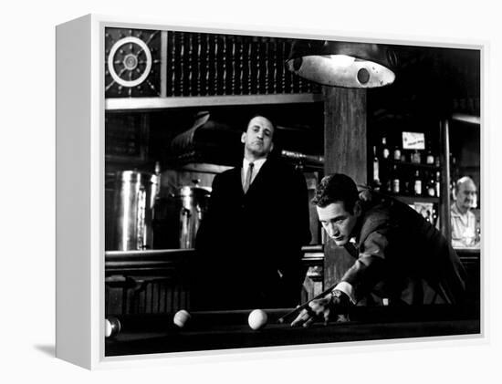 The Hustler, George C. Scott, Paul Newman, 1961-null-Framed Stretched Canvas