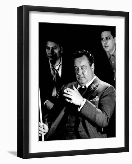 The Hustler, Jackie Gleason, 1961-null-Framed Photo