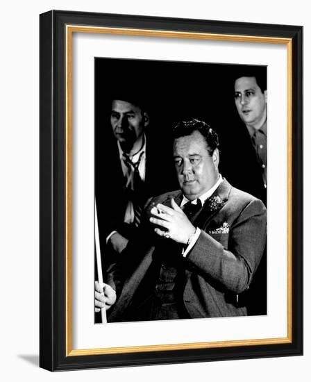 The Hustler, Jackie Gleason, 1961-null-Framed Photo