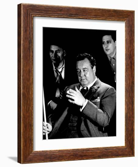 The Hustler, Jackie Gleason, 1961-null-Framed Premium Photographic Print