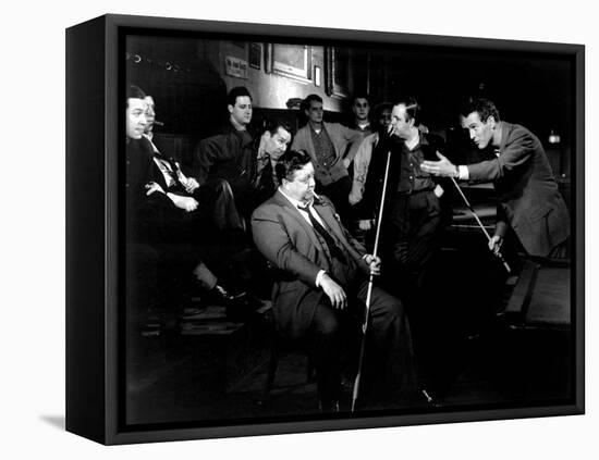 The Hustler, Jackie Gleason, Paul Newman, 1961-null-Framed Stretched Canvas