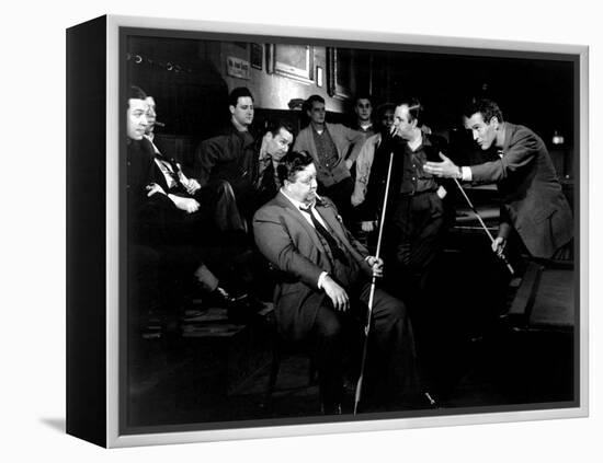 The Hustler, Jackie Gleason, Paul Newman, 1961-null-Framed Stretched Canvas