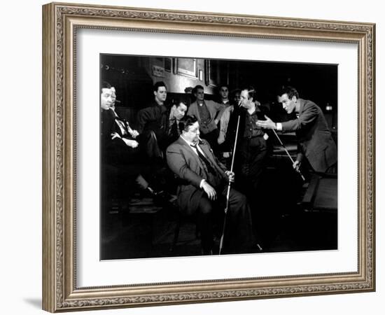 The Hustler, Jackie Gleason, Paul Newman, 1961-null-Framed Photo