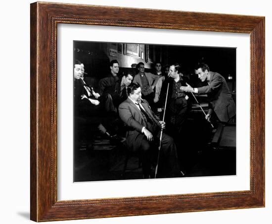 The Hustler, Jackie Gleason, Paul Newman, 1961-null-Framed Photo