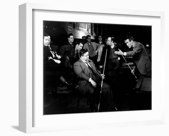 The Hustler, Jackie Gleason, Paul Newman, 1961-null-Framed Photo