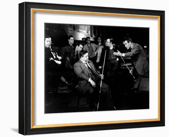 The Hustler, Jackie Gleason, Paul Newman, 1961-null-Framed Photo