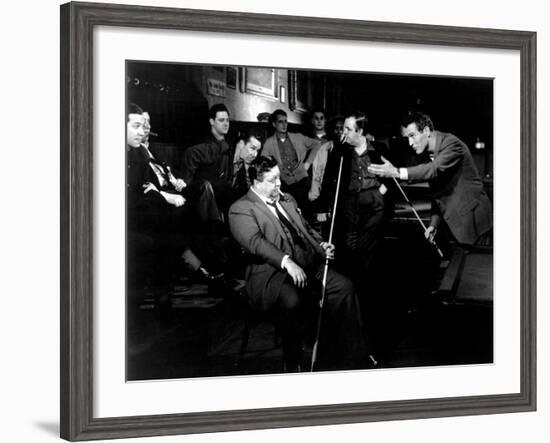 The Hustler, Jackie Gleason, Paul Newman, 1961-null-Framed Photo