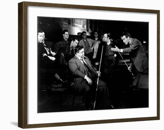 The Hustler, Jackie Gleason, Paul Newman, 1961-null-Framed Photo