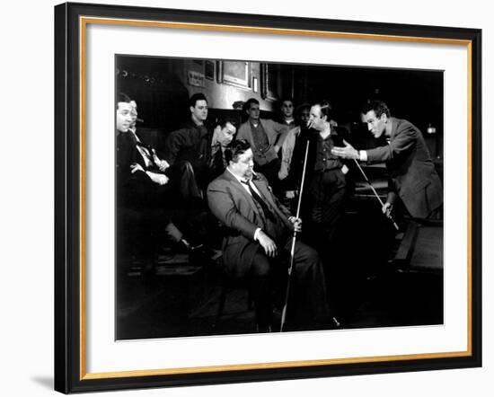 The Hustler, Jackie Gleason, Paul Newman, 1961-null-Framed Photo