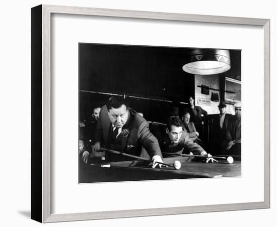 The Hustler, Jackie Gleason, Paul Newman, 1961-null-Framed Photo