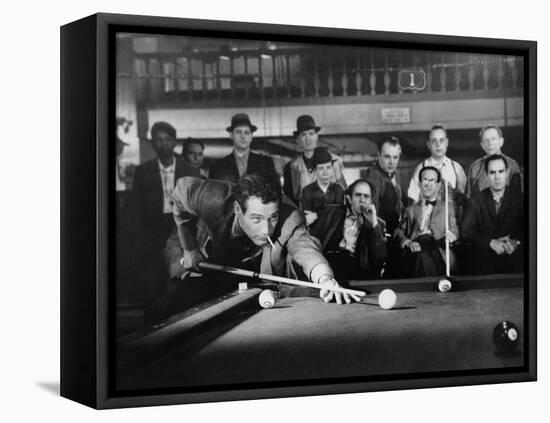 The Hustler, Paul Newman, Michael Constantine, 1961-null-Framed Stretched Canvas