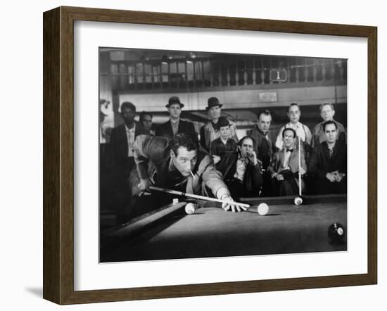 The Hustler, Paul Newman, Michael Constantine, 1961-null-Framed Photo