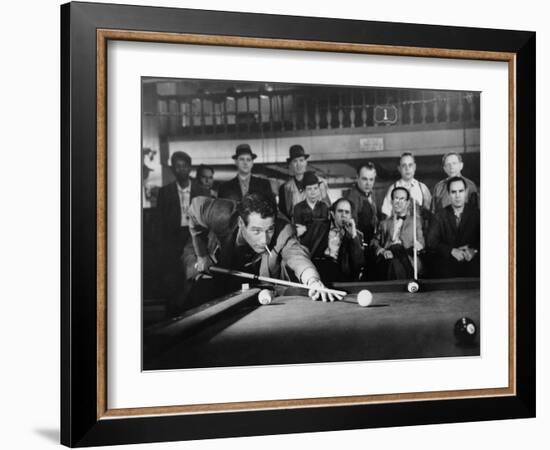 The Hustler, Paul Newman, Michael Constantine, 1961-null-Framed Photo