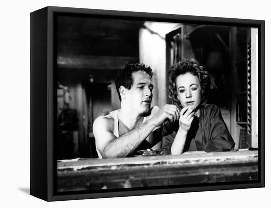 The Hustler, Paul Newman, Piper Laurie, 1961-null-Framed Stretched Canvas