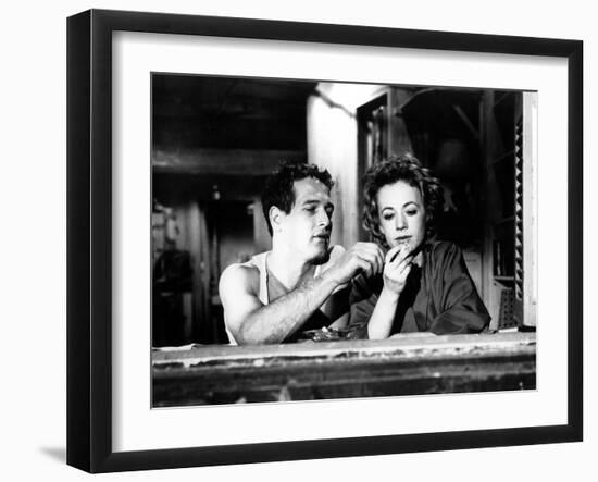 The Hustler, Paul Newman, Piper Laurie, 1961-null-Framed Photo