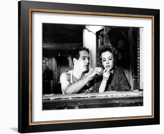 The Hustler, Paul Newman, Piper Laurie, 1961-null-Framed Photo