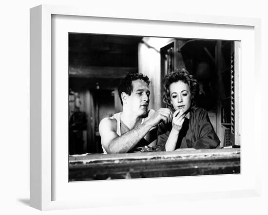 The Hustler, Paul Newman, Piper Laurie, 1961-null-Framed Photo