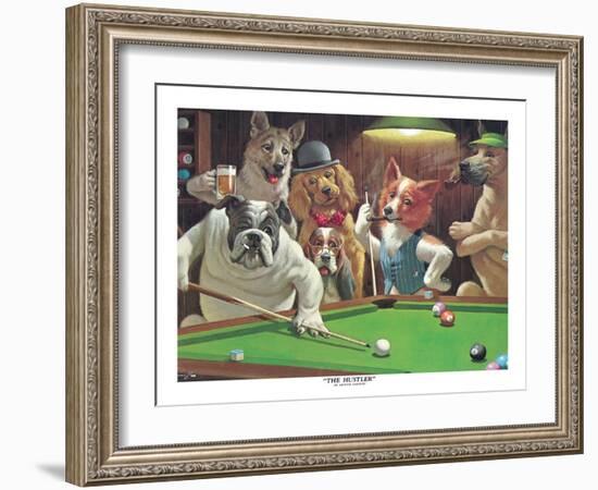 The Hustler-Arthur Sarnoff-Framed Art Print