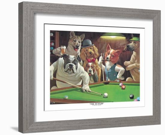 The Hustler-Arthur Sarnoff-Framed Art Print