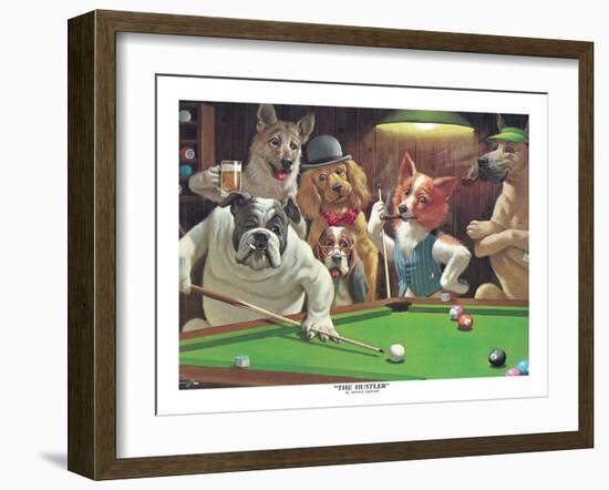 The Hustler-Arthur Sarnoff-Framed Art Print