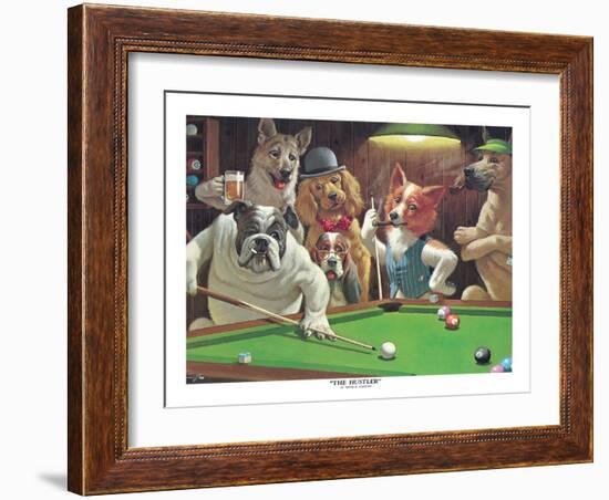 The Hustler-Arthur Sarnoff-Framed Art Print