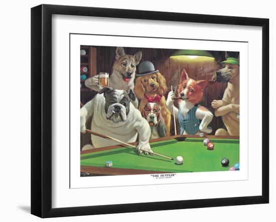 The Hustler-Arthur Sarnoff-Framed Art Print