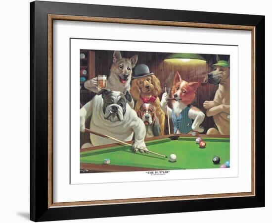 The Hustler-Arthur Sarnoff-Framed Art Print