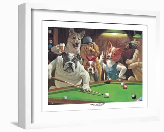 The Hustler-Arthur Sarnoff-Framed Art Print