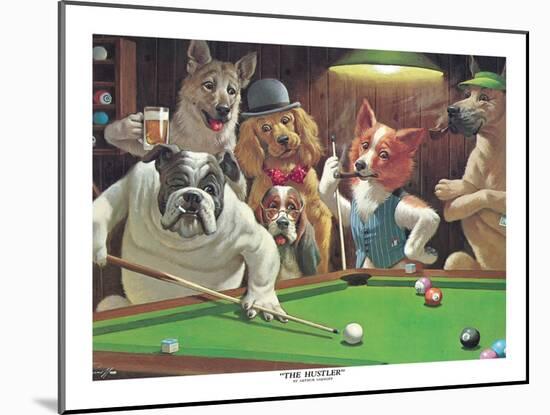 The Hustler-Arthur Sarnoff-Mounted Art Print