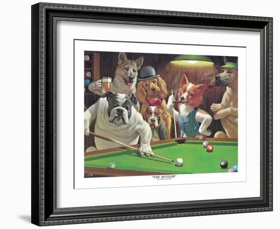 The Hustler-Arthur Sarnoff-Framed Art Print