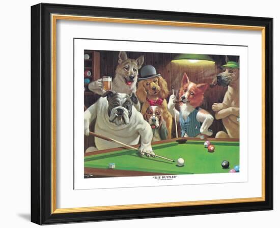 The Hustler-Arthur Sarnoff-Framed Art Print