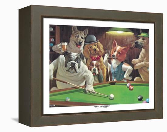 The Hustler-Arthur Sarnoff-Framed Stretched Canvas