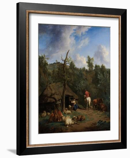 The Hut, 1671-Adriaen van de Velde-Framed Giclee Print