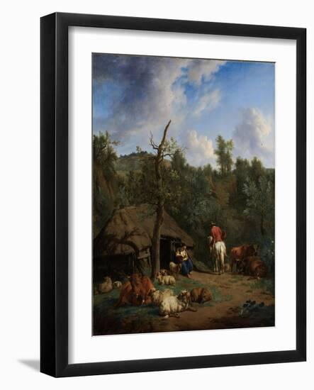 The Hut, 1671-Adriaen van de Velde-Framed Giclee Print