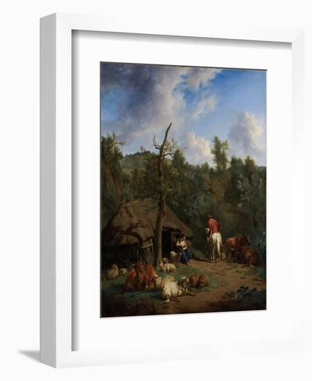 The Hut, 1671-Adriaen van de Velde-Framed Giclee Print