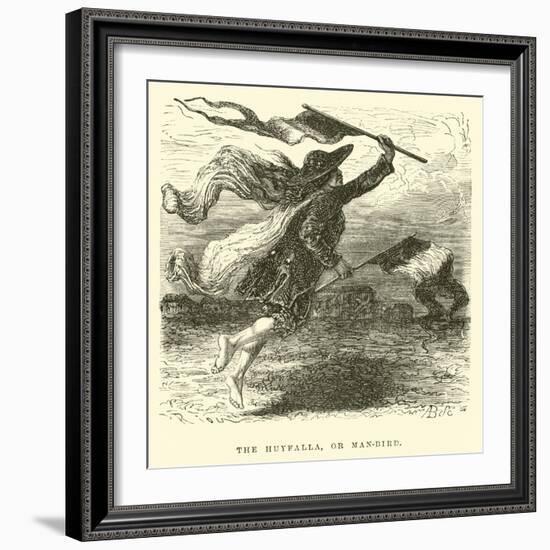 The Huyfalla, or Man-Bird-Édouard Riou-Framed Giclee Print