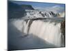 The Hvita River Roars Over Gullfoss Waterfall, Iceland-Don Grall-Mounted Photographic Print