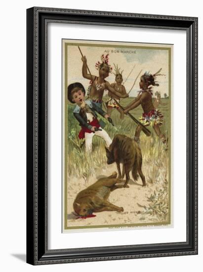 The Hyenas-null-Framed Giclee Print