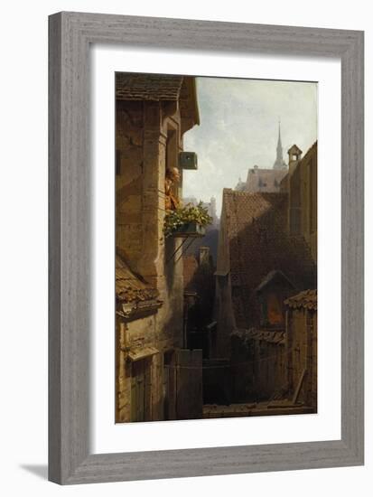 The Hypochondriac, about 1865-Carl Spitzweg-Framed Giclee Print