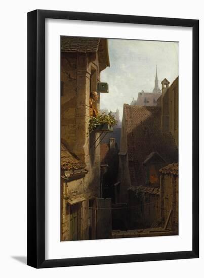 The Hypochondriac, about 1865-Carl Spitzweg-Framed Giclee Print