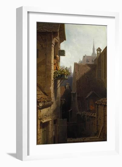 The Hypochondriac, about 1865-Carl Spitzweg-Framed Giclee Print