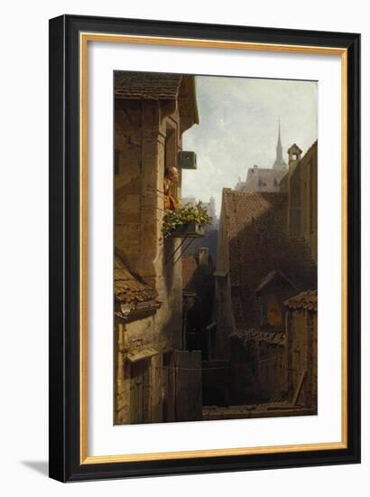 The Hypochondriac, about 1865-Carl Spitzweg-Framed Giclee Print