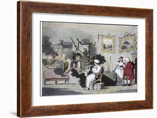 The Hypochondriac, Satirical Artwork-Science Photo Library-Framed Photographic Print