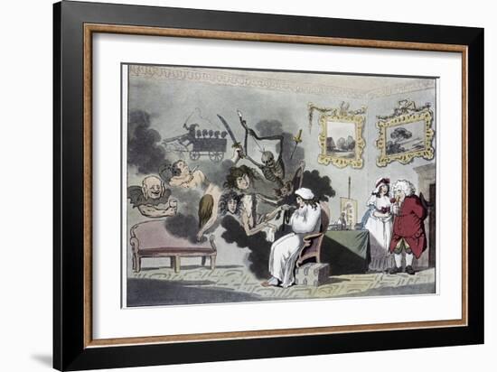 The Hypochondriac, Satirical Artwork-Science Photo Library-Framed Photographic Print