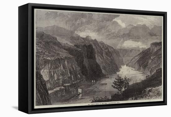 The I-Chang Gorge, on the Upper Yang-Tze-Kiang, China-null-Framed Premier Image Canvas