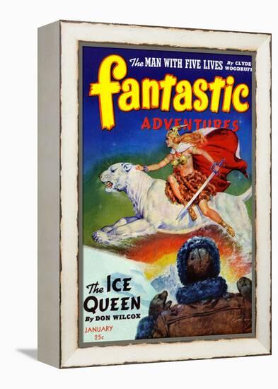 The Ice Queen-Robert Gibson Jones-Framed Stretched Canvas