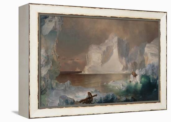 The Icebergs, 1861 (Oil on Canvas)-Frederic Edwin Church-Framed Premier Image Canvas