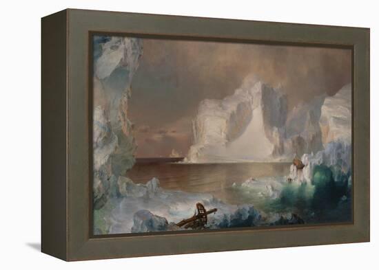 The Icebergs, 1861 (Oil on Canvas)-Frederic Edwin Church-Framed Premier Image Canvas