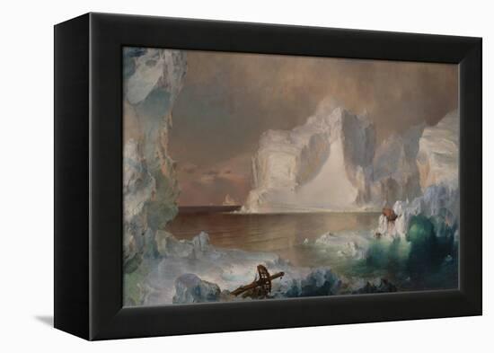 The Icebergs, 1861 (Oil on Canvas)-Frederic Edwin Church-Framed Premier Image Canvas